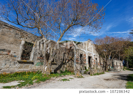 The mountain colony of Principe di Piemonte above Messina on the island of Sicily 107286342