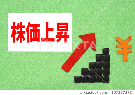 Stock price rise 107287378