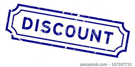 Grunge blue discount word rubber seal stamp on white background Grunge blue discount word rubber seal stamp on white background 107287732