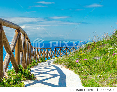 Rena Bianca, the Beach of Santa Teresa, North Sardinia, Italy 107287908