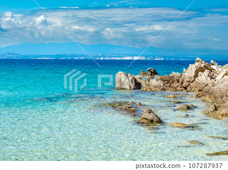 Rena Bianca, the Beach of Santa Teresa, North Sardinia, Italy 107287937