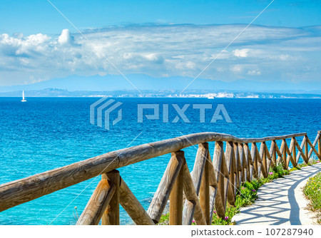 Rena Bianca, the Beach of Santa Teresa, North Sardinia, Italy 107287940