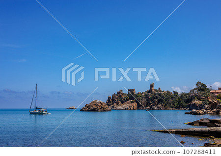 The port of Cefalu on the island of Sicily 107288411