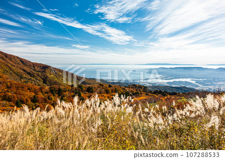 [Niigata Prefecture/Sado/Autumn leaves] Let's overlook Niigata Prefecture while watching the autumn leaves October 107288533