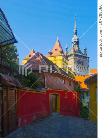 Sighisoara clock tower, Romania Sighisoara clock tower, Romania 107289366