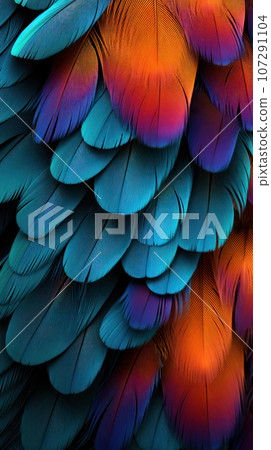 Background of toucan feathers 107291104