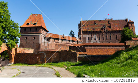 Image of medieval Malbork Castle Image of medieval Malbork Castle 107291819