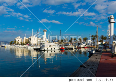 Cityscape of Empuriabrava, Costa Brava Cityscape of Empuriabrava, Costa Brava 107291933