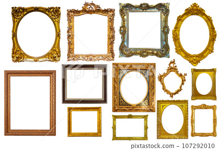 assortment of isolated frames 107292010