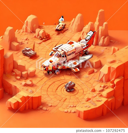 Ruins exploration (AI image generation) 107292475