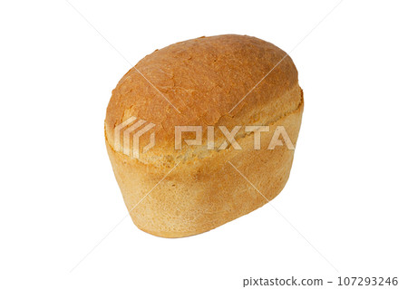 Bread brick isolated on white background. Bread brick isolated on white background. 107293246