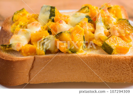 pumpkin cheese toast pumpkin cheese toast 107294309