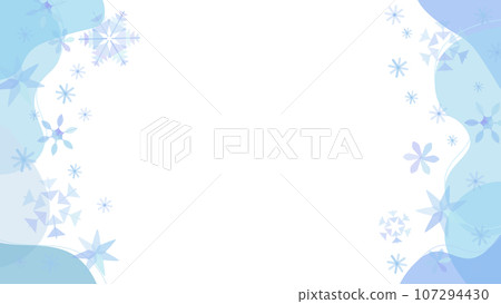 Light blue snowflake vector frame image that can be used for Christmas Light blue snowflake vector frame image that can be used for Christmas 107294430