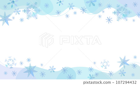 Light blue snowflake vector frame image that can be used for Christmas Light blue snowflake vector frame image that can be used for Christmas 107294432