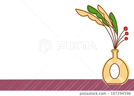 simple houseplant postcard 107294596