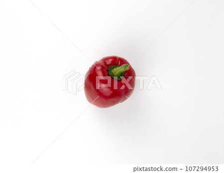 Vegetarian and vegan healthy lifestyle concept. Raw vegetables and fruits with empty plate over rustic background 107294953