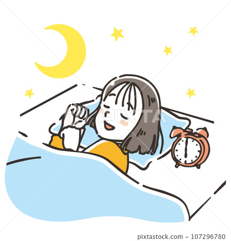 young woman sleeping young woman sleeping 107296780