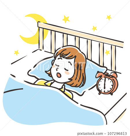 睡覺的年輕女人 睡覺的年輕女人 107296813