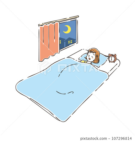 睡覺的年輕女人 睡覺的年輕女人 107296814