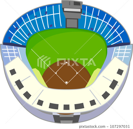 甲子園球場俯視圖 107297031