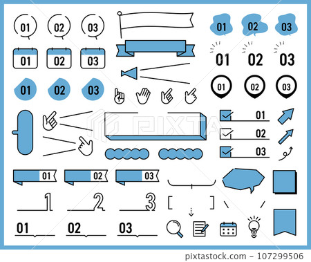 簡單設計裝飾集檢查和點(向量插圖) 簡單設計裝飾集檢查和點(向量插圖) 107299506