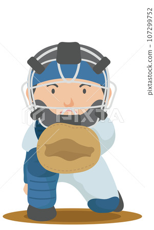 catcher baseball catcher baseball 107299752