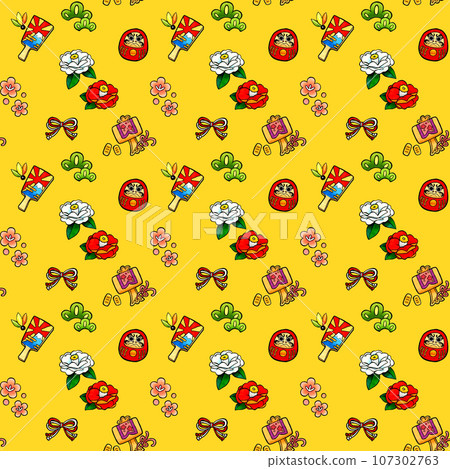 新年主題圖案手繪模擬圖 新年主題圖案手繪模擬圖 107302763