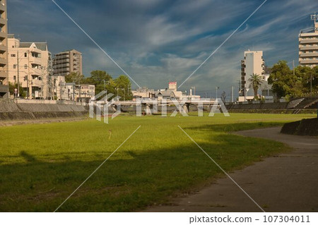 Riverbed park “Honmeigawa River Tour, Isahaya City, Nagasaki Prefecture” 107304011
