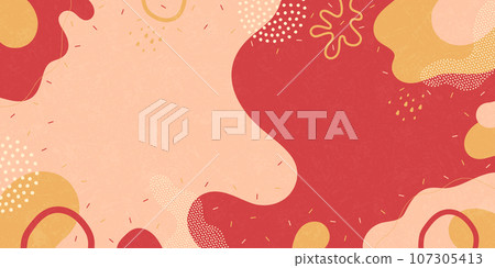 Bright abstract background. Background in autumn colors for Banner, Flyer, Cover... Bright abstract background. Background in autumn colors for Banner, Flyer, Cover... 107305413