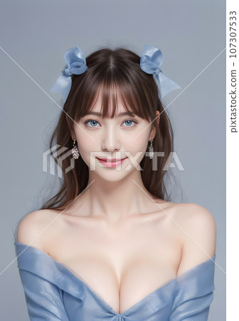 light blue beauty 107307533