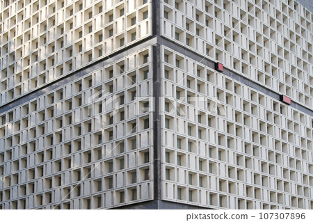 Brutalist Architecture Building Corner 107307896