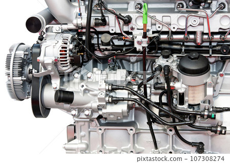 Engine closeup Engine closeup 107308274