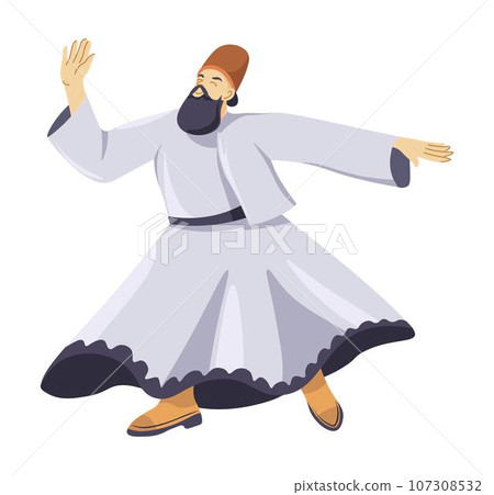 Turkish culture and traditions, dancing dervishes 107308532