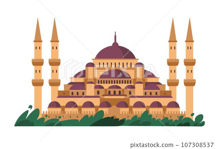Turkish mosque in Istanbul, architecture culture Turkish mosque in Istanbul, architecture culture 107308537