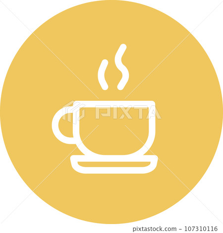 Simply rounded color office idea icon. 107310116