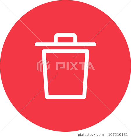 Simply rounded color office idea icon. 107310181