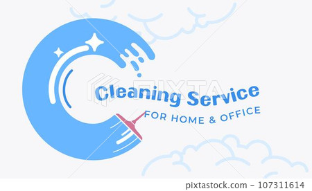 Cleaning service for home and office, ads card 107311614