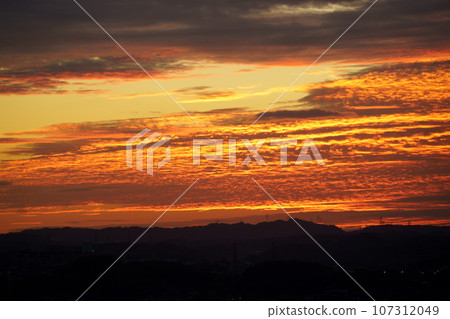 日落後的日落,木津川市城公園 日落後的日落,木津川市城公園 107312049