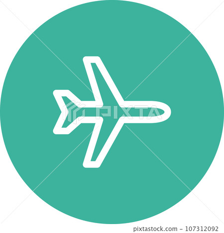 Simply rounded color technology idea icon. Simply rounded color technology idea icon. 107312092