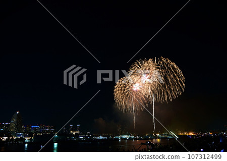 Fireworks Yokohama / Kanagawa Newspaper Firework Display 2014 Yokohama Daigaku Bridge (Yamashita Park) August 5, 2014 Fireworks Yokohama / Kanagawa Newspaper Firework Display 2014 Yokohama Daigaku Bridge (Yamashita Park) August 5, 2014 107312499