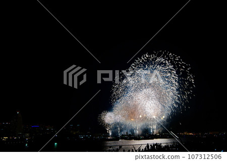 煙花橫濱/神奈川縣報紙菸花匯演2014年橫濱大學橋（山下公園）2014年8月5日 107312506