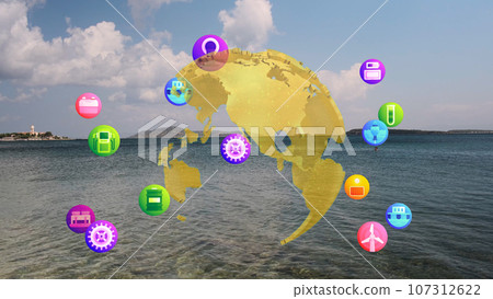 Environmental technology concept. Sustainable development goals. SDGs. High quality photo 107312622