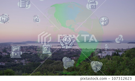 Environmental technology concept. Sustainable development goals. SDGs. High quality photo 107312623