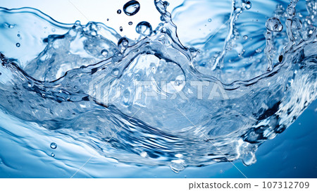 Dynamic water background “AI generated image” Dynamic water background “AI generated image” 107312709