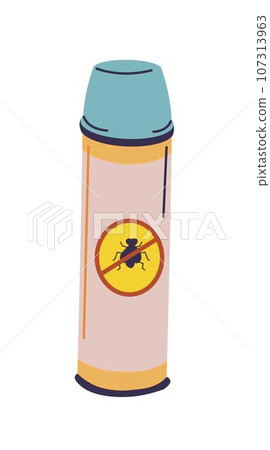 Bugs or mosquito repellent, fly spray vectors Bugs or mosquito repellent, fly spray vectors 107313963