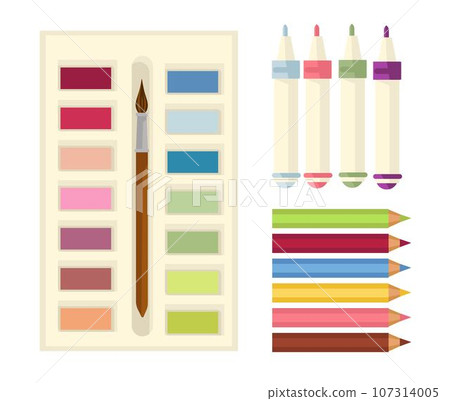 Paints for drawings, highlighters and pencils Paints for drawings, highlighters and pencils 107314005