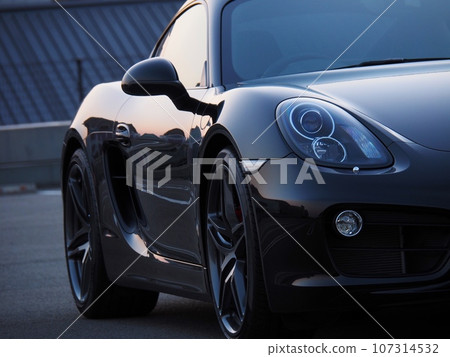 Black sports car Black sports car 107314532