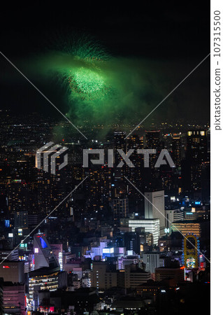 Yodogawa Fireworks Festival as seen from Harukas Observation Deck Yodogawa Fireworks Festival as seen from Harukas Observation Deck 107315500
