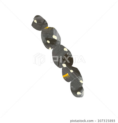 Slash inverted cut out hand drawn watercolor Slash inverted cut out hand drawn watercolor 107315893