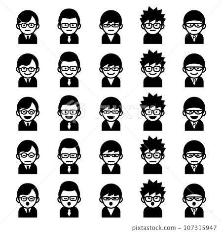 眼鏡男圖示集 眼鏡男圖示集 107315947